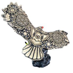 Huichol Eagle with Open Wings - A Majestic Symbol of Mexico