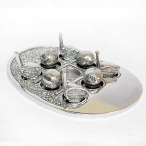 Juego de golf en pewter