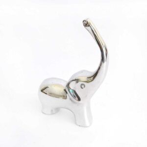 Anillero de pewter en forma de elefante
