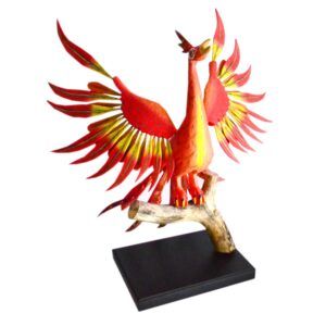 Alebrije de Ave Fenix con base - Oaxaca