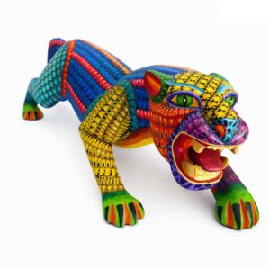 Jaguar de alebrije artesanal