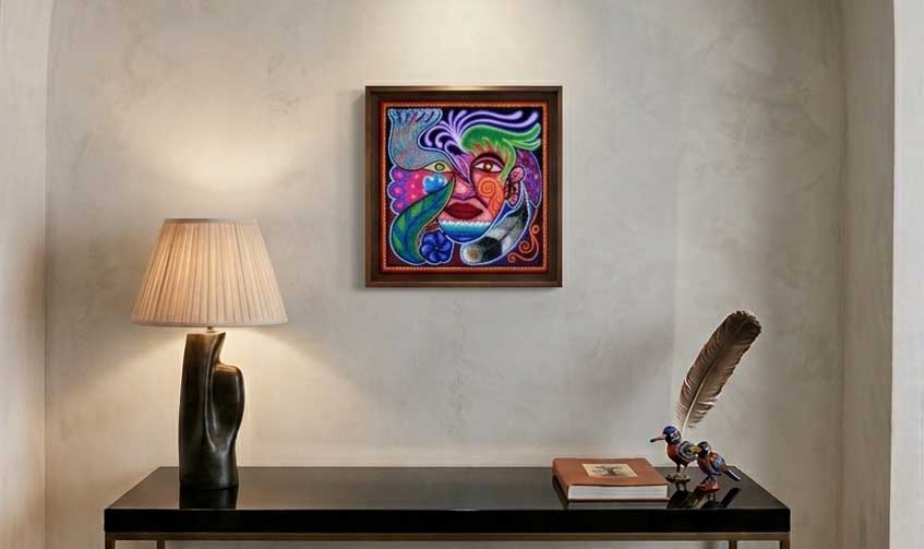 Cuadro especial de Arte Huichol