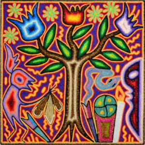 Cuadro huichol autentico