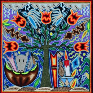 Cuadro huichol - Arte Wixarika