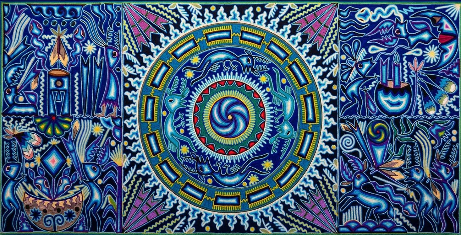 Cuadro de Arte Huichol Auténtico | Orgullo de México