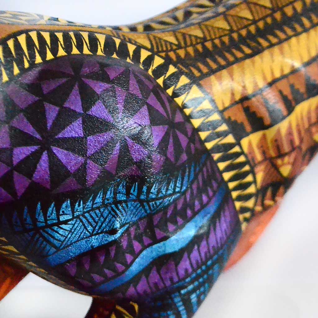 Jaguar Alebrije Artisanal – Sculpture Mexicaine avec Détail et Couleur 🐆