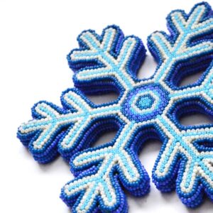 Snowflake with Huichol Art