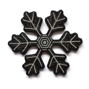Snowflake with Huichol Art