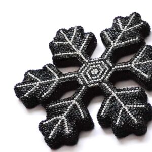 Snowflake with Huichol Art